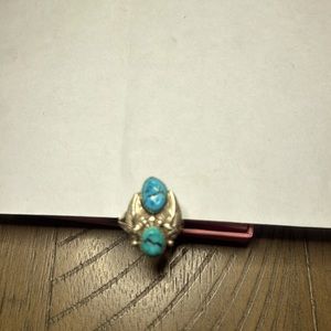 Sterling Silver Turquoise Ring: